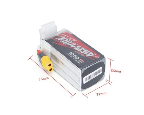 Аккумулятор iFlight Fullsend 1050мАч 6S 120C LiPo (XT60) Аккумулятор iFlight Fullsend 1050мАч 6S 120C LiPo (XT60)