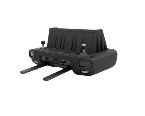 Силиконовый чехол пульта DJI Smart Controller с козырьком (Чёрный) (SunnyLife)