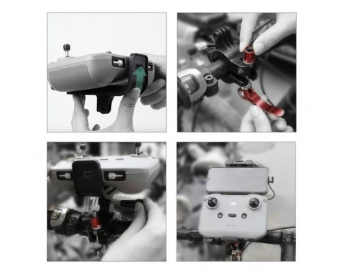 Крепление на руль велосипеда / мотоцикла для пульта DJI RC-N1 / RC-N2 (SunnyLife) Крепление на руль велосипеда / мотоцикла для пульта DJI RC-N1 / RC-N2 (SunnyLife)