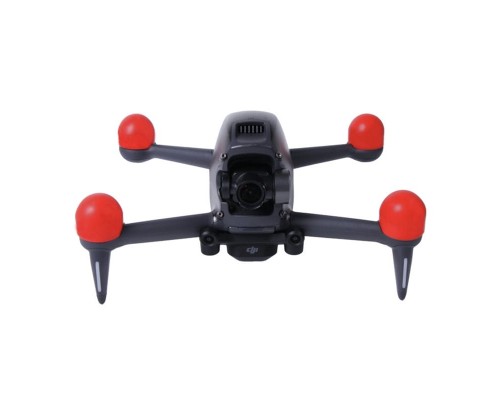 Силиконовые крышки моторов DJI FPV (4 шт.) (Красный) (SunnyLife)
