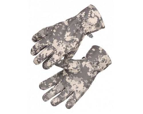 Перчатки тактические Softshell Tactical Gloves, Waterproof (для влажной и холодной погоды), цвет Цифровой серый (ACUPAT) Перчатки тактические Softshell Tactical Gloves, Waterproof (для влажной и холодной погоды), цвет Цифровой серый (ACUPAT)
