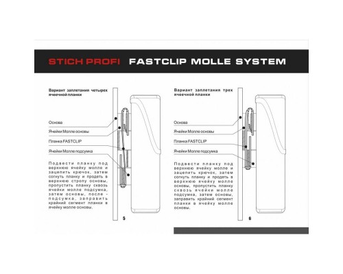 Крепление FASTCLIP MOLLE System ( 5 ячеек MOLLE) Крепление FASTCLIP MOLLE System ( 5 ячеек MOLLE)