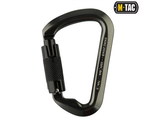 M-TAC КАРАБИН 10 СМ С БАЙОНЕТНОЙ МУФТОЙ KEYLOCK СЕРЫЙ M-TAC КАРАБИН 10 СМ С БАЙОНЕТНОЙ МУФТОЙ KEYLOCK СЕРЫЙ
