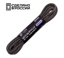Шнурки CORD Паракордовые 200см (черный-хаки)