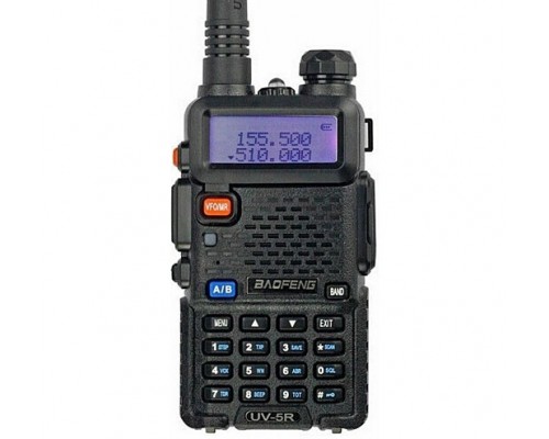 Рация Baofeng UV-5R Black + гарнитура Baofeng c кнопкой РТТ (AN) Рация Baofeng UV-5R Black + гарнитура Baofeng c кнопкой РТТ (AN)