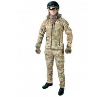 Тактический костюм мужской софтшелл (Softshell) GONGTEX ASSAULT, до -10С, цвет Мультикам (Multicam)