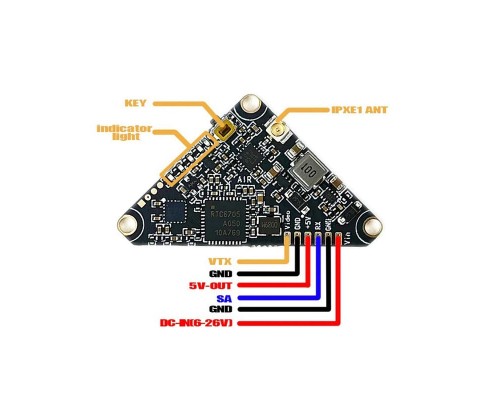 Видеопередатчик DarwinFPV VT5804 5,8 ГГц 400 мВт Видеопередатчик DarwinFPV VT5804 5,8 ГГц 400 мВт