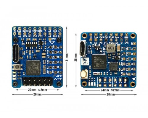 Полётный контроллер MATEKSYS F411-WTE Полётный контроллер MATEKSYS F411-WTE