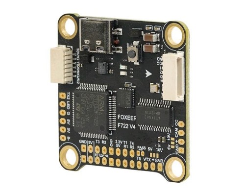 Полётный контроллер Foxeer F722 V4 8S Dual BEC X8 Полётный контроллер Foxeer F722 V4 8S Dual BEC X8