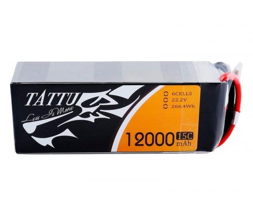 Аккумулятор Tattu 12000мАч 6S 15C 22,2В LiPo