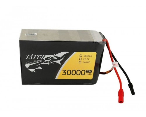 Аккумулятор Tattu 30000мАч 6S 25C 22,2В LiPo Аккумулятор Tattu 30000мАч 6S 25C 22,2В LiPo