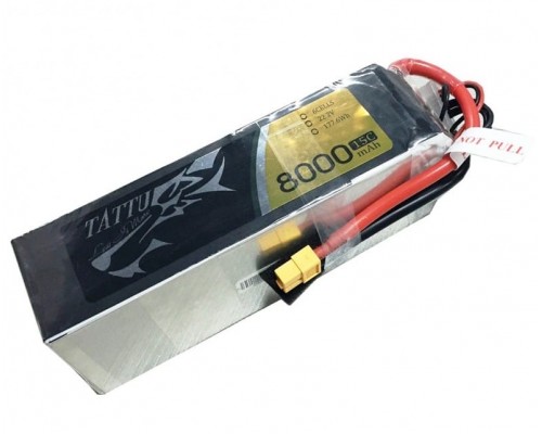 Аккумулятор Tattu 8000мАч 6S 15C 22,2В LiPo