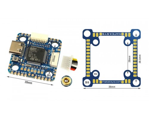 Полётный контроллер MATEKSYS F405-miniTE Полётный контроллер MATEKSYS F405-miniTE