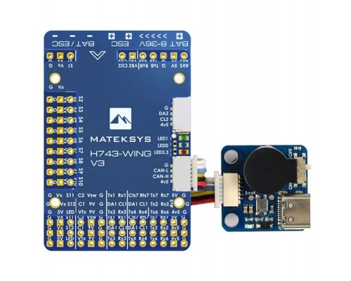 Полётный контроллер MATEKSYS H743-WING V3 Полётный контроллер MATEKSYS H743-WING V3