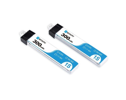 Аккумуляторы BETAFPV 300мАч 1S 30C LiHV (PH2.0) (8 шт.) Аккумуляторы BETAFPV 300мАч 1S 30C LiHV (PH2.0) (8 шт.)