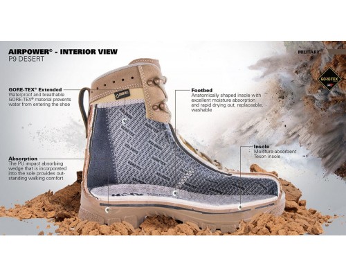 HAIX Airpower P9 Desert HAIX Airpower P9 Desert