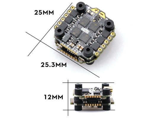 Стек Flywoo Goku F405 Nano 16x16 (FC + 13A ESC) (MPU6000 / BMI270) Стек Flywoo Goku F405 Nano 16x16 (FC + 13A ESC) (MPU6000 / BMI270)