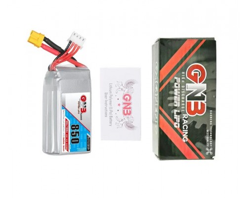 Аккумулятор GNB 850мАч 3S 80C LiPo (XT30) Аккумулятор GNB 850мАч 3S 80C LiPo (XT30)