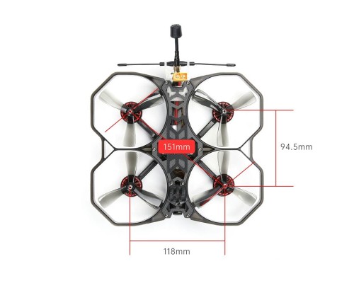 Квадрокоптер iFlight ProTek35 V1.4 Analog (PNP) Квадрокоптер iFlight ProTek35 V1.4 Analog (PNP)