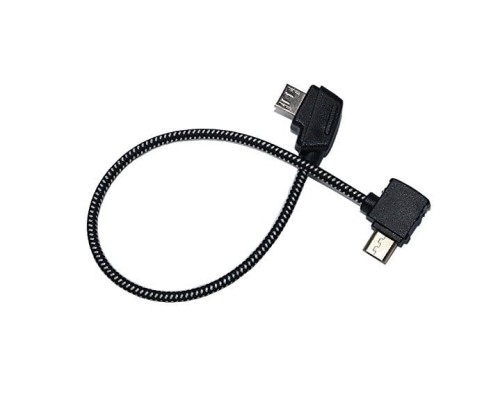 Micro-USB кабель (reverse) для подключения планшета к пульту серии DJI Mavic (20 см) (YX)