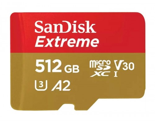 Карта памяти 512Gb SanDisk Extreme microSDXC Class 10 UHS-I U3 V30 Карта памяти 512Gb SanDisk Extreme microSDXC Class 10 UHS-I U3 V30