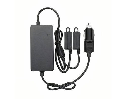 Автомобильное зарядное устройство для 2 аккумуляторов и пульта DJI Mavic Air 2 / Air 2S повышенной мощности (2 USB) (YX) Автомобильное зарядное устройство для 2 аккумуляторов и пульта DJI Mavic Air 2 / Air 2S повышенной мощности (2 USB) (YX)