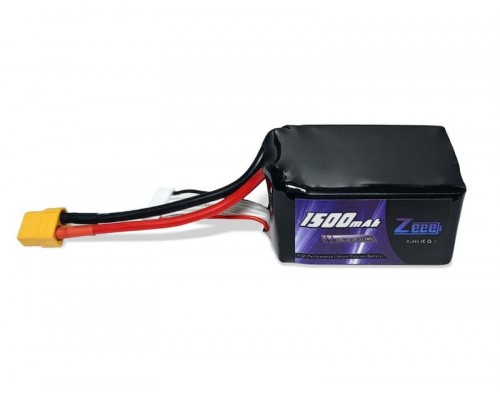 Аккумулятор Zeee 1500мАч 6S 120C LiPo (XT60) Аккумулятор Zeee 1500мАч 6S 120C LiPo (XT60)