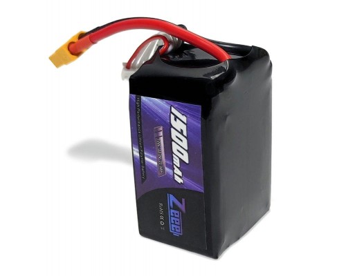 Аккумулятор Zeee 1500мАч 6S 120C LiPo (XT60) Аккумулятор Zeee 1500мАч 6S 120C LiPo (XT60)