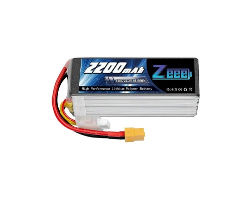Аккумулятор Zeee 2200мАч 6S 120C LiPo (XT60) Аккумулятор Zeee 2200мАч 6S 120C LiPo (XT60)