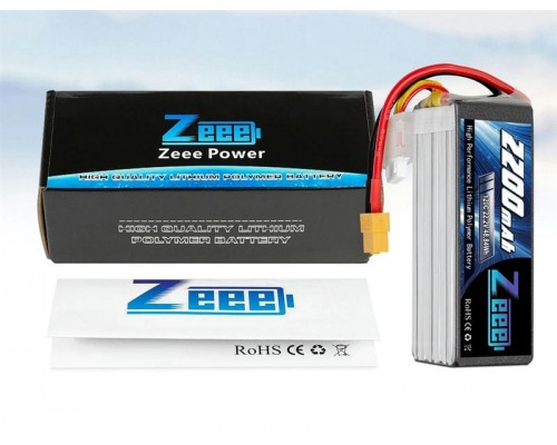Аккумулятор Zeee 2200мАч 6S 120C LiPo (XT60) Аккумулятор Zeee 2200мАч 6S 120C LiPo (XT60)