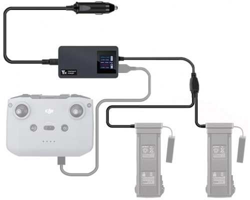 Автомобильное зарядное устройство DJI Mavic 3 (С дисплеем) (YX) Автомобильное зарядное устройство DJI Mavic 3 (С дисплеем) (YX)