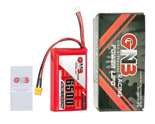 Аккумулятор GNB 6500мАч 2S 5C LiPo для Radiomaster Boxer (XT30) Аккумулятор GNB 6500мАч 2S 5C LiPo для Radiomaster Boxer (XT30)