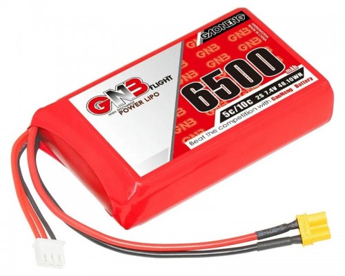 Аккумулятор GNB 6500мАч 2S 5C LiPo для Radiomaster Boxer (XT30) Аккумулятор GNB 6500мАч 2S 5C LiPo для Radiomaster Boxer (XT30)