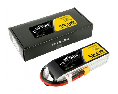Аккумулятор Tattu 5200мАч 4S 35C LiPo (XT60) Аккумулятор Tattu 5200мАч 4S 35C LiPo (XT60)