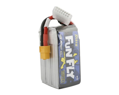 Аккумулятор Tattu FunFly 1300мАч 6S 100C LiPo (XT60) Аккумулятор Tattu FunFly 1300мАч 6S 100C LiPo (XT60)