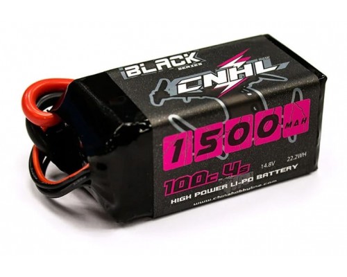 Аккумулятор CNHL Black Series 1500мАч 4S 100C LiPo (XT60) Аккумулятор CNHL Black Series 1500мАч 4S 100C LiPo (XT60)