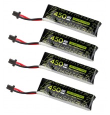 Аккумуляторы Flywoo Explorer 450мАч 1S 80C LiHV (GNB27 V2) (4 шт.)