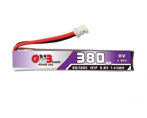 Аккумулятор GNB 380мАч 1S 60C LiHV (PH2.0) Аккумулятор GNB 380мАч 1S 60C LiHV (PH2.0)