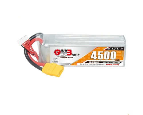 Аккумулятор GNB 4500мАч 6S 70C LiHV (XT60) Аккумулятор GNB 4500мАч 6S 70C LiHV (XT60)