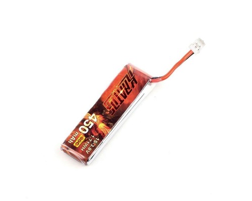 Аккумулятор HGLRC KRATOS 450мАч 1S 80C LiHV (PH2.0) (5 шт.) Аккумулятор HGLRC KRATOS 450мАч 1S 80C LiHV (PH2.0) (5 шт.)