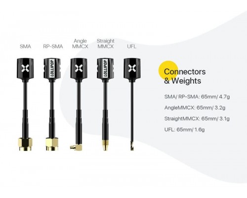 Антенна Foxeer Micro Lollipop 5,8 ГГц (LHCP / RHCP) Антенна Foxeer Micro Lollipop 5,8 ГГц (LHCP / RHCP)