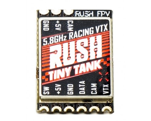 Видеопередатчик RUSHFPV RUSHFPV TINY 5,8 ГГц со SmartAudio Видеопередатчик RUSHFPV RUSHFPV TINY 5,8 ГГц со SmartAudio