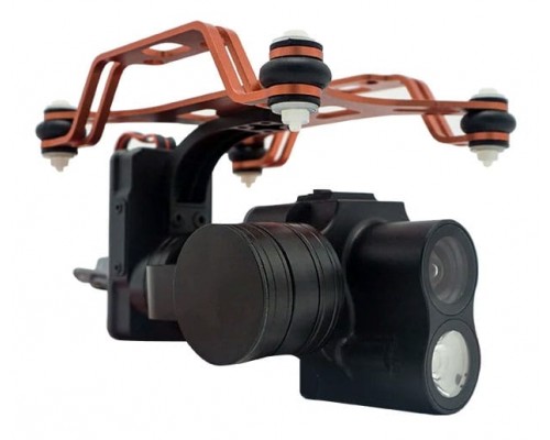 Водонепроницаемый 2-х осевой подвес с ночной камерой GC2-S для SwellPro SplashDrone 4 (SwellPro) Водонепроницаемый 2-х осевой подвес с ночной камерой GC2-S для SwellPro SplashDrone 4 (SwellPro)