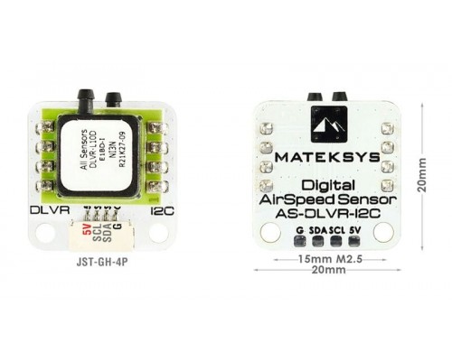 Датчик скорости полёта MATEKSYS AS-DLVR-I2C Датчик скорости полёта MATEKSYS AS-DLVR-I2C