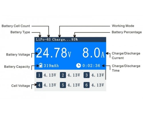 Зарядное устройство Ultra Power UP610 Зарядное устройство Ultra Power UP610