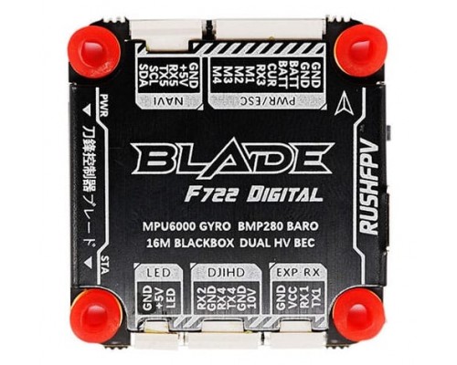 Полётный контроллер RUSH Blade F722 Digital 30x30 для DJI FPV Полётный контроллер RUSH Blade F722 Digital 30x30 для DJI FPV