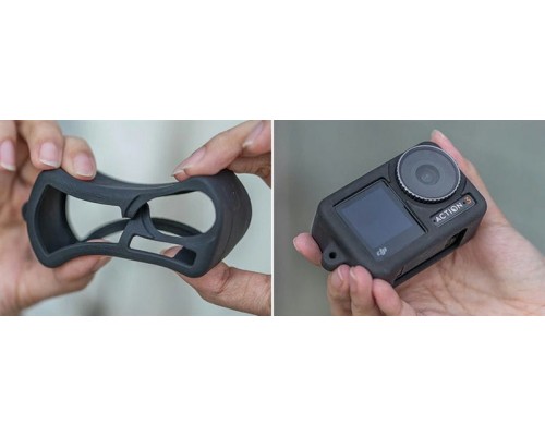 Силиконовый чехол DJI Osmo Action 3 (Чёрный) (PGYTECH P-32C-030) Силиконовый чехол DJI Osmo Action 3 (Чёрный) (PGYTECH P-32C-030)