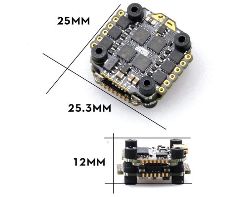 Стек Flywoo Goku F745 2-4S 16x16 (F745 FC + 13A 4в1 ESC) Стек Flywoo Goku F745 2-4S 16x16 (F745 FC + 13A 4в1 ESC)