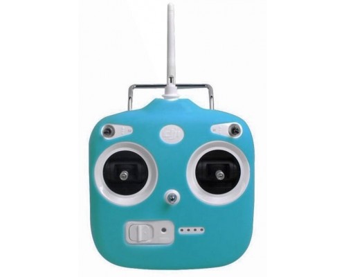 Силиконовый чехол для пульта DJI Phantom 2 / 3 Standard (прозрачный синий) (Anbee)