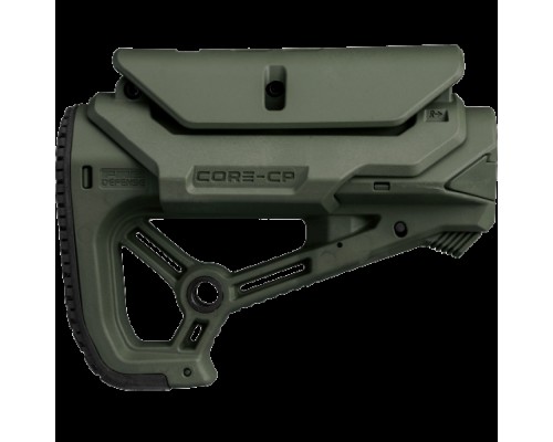 Полимерный приклад GL-CORE-S с упором щеки зеленый com/mil-spec Полимерный приклад GL-CORE-S с упором щеки зеленый com/mil-spec